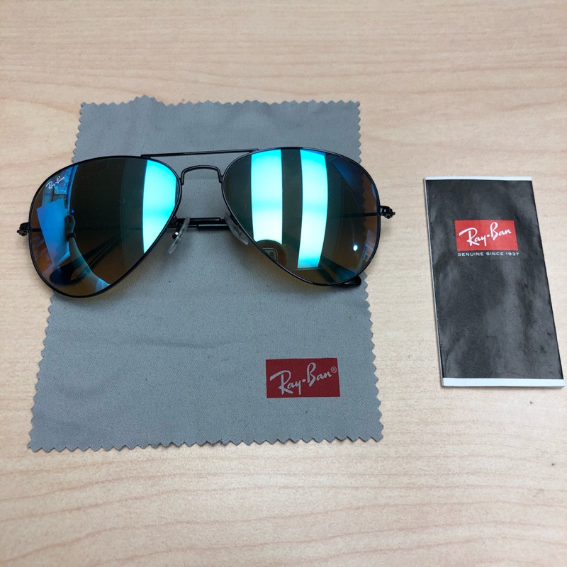 [二手正品］Ray-Ban RB3025 經典飛行員太陽眼鏡 附：原廠眼鏡布+小卡