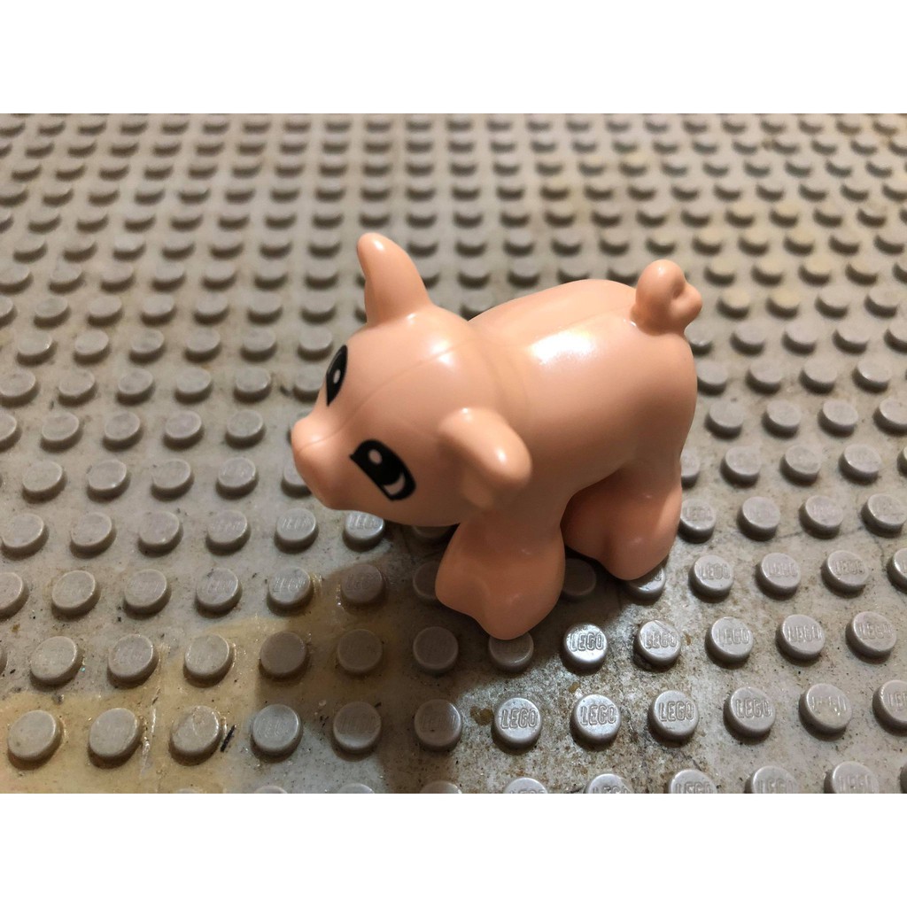 【點點小豆】LEGO 樂高 積木 DUPLO 得寶 動物 小豬 一個  如圖！