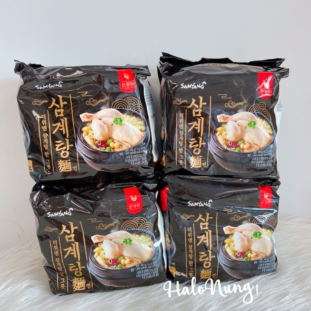 [HALO NunG !] 韓國 人蔘雞湯泡麵4包入 現貨