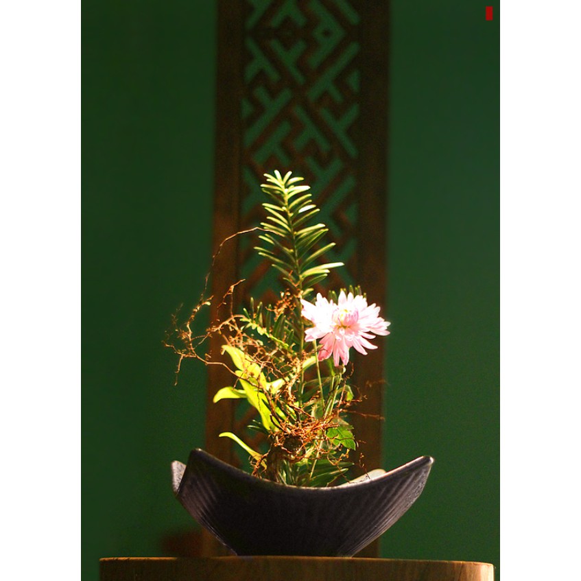 星洋家居 禪意劍山創意日式花道花器陶瓷花瓶藝術花插陶藝花盆茶室插花花盤 蝦皮購物