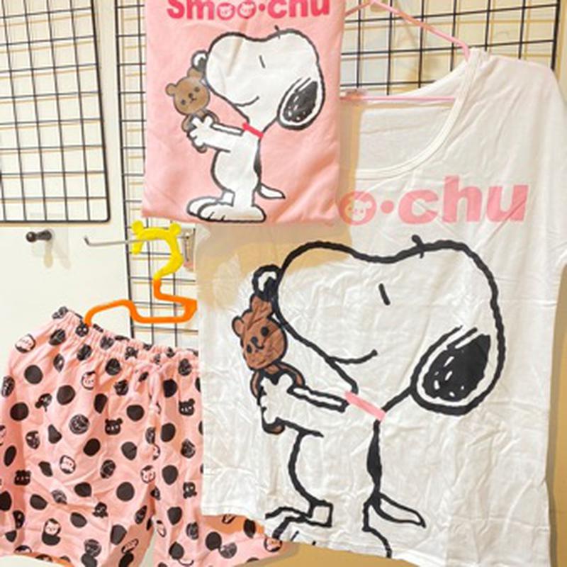 【192】大阪環球影城史努比free size棉質睡衣組（附收納袋）