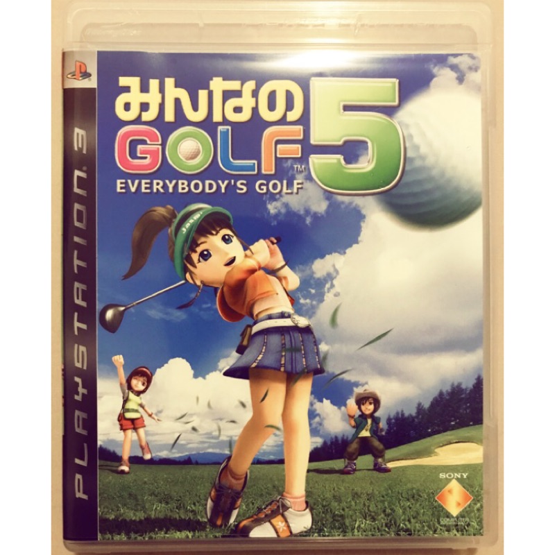 ［Mr. Hank］PS3 遊戲 全民高爾夫5 日文版，二手品 #PS3 #PS3遊戲片