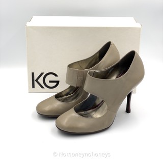 【二手】Kurt Geiger 灰色皮革高跟鞋 Size Eur 40