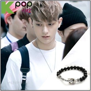 🔺現貨🔺 韓國進口 ASMAMA正品 EXO TAO 黃子韜 同款瑪瑙串珠彈力勾扣手環手鍊 엔틱헌터
