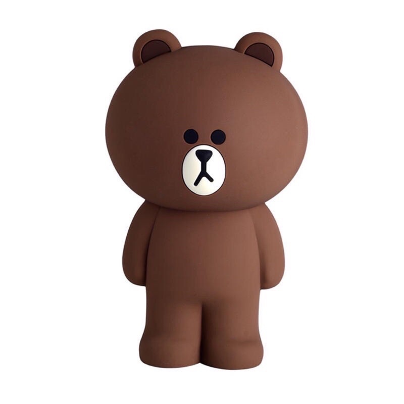 韓國《現貨不用等》熊大鉛筆盒❤️布朗熊筆袋❤️超可愛😊矽膠筆袋（盒裝）