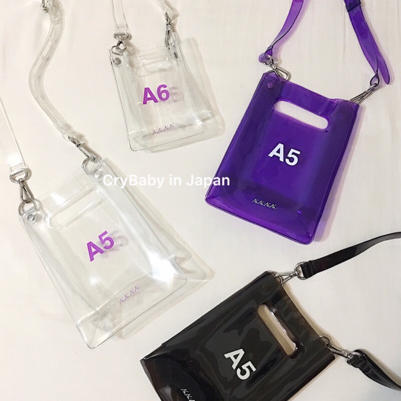 日本代購 Nananana 透明包a5 A6 A4 A3 Pvc Nana包 蝦皮購物