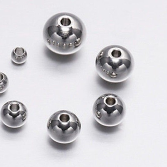不銹鋼項鏈手鐲隔珠 DIY串珠飾品配件 定位珠