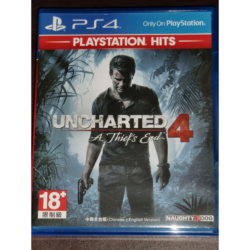PS4 秘境探險4 盜賊末路 中文版 二手 Uncharted 4