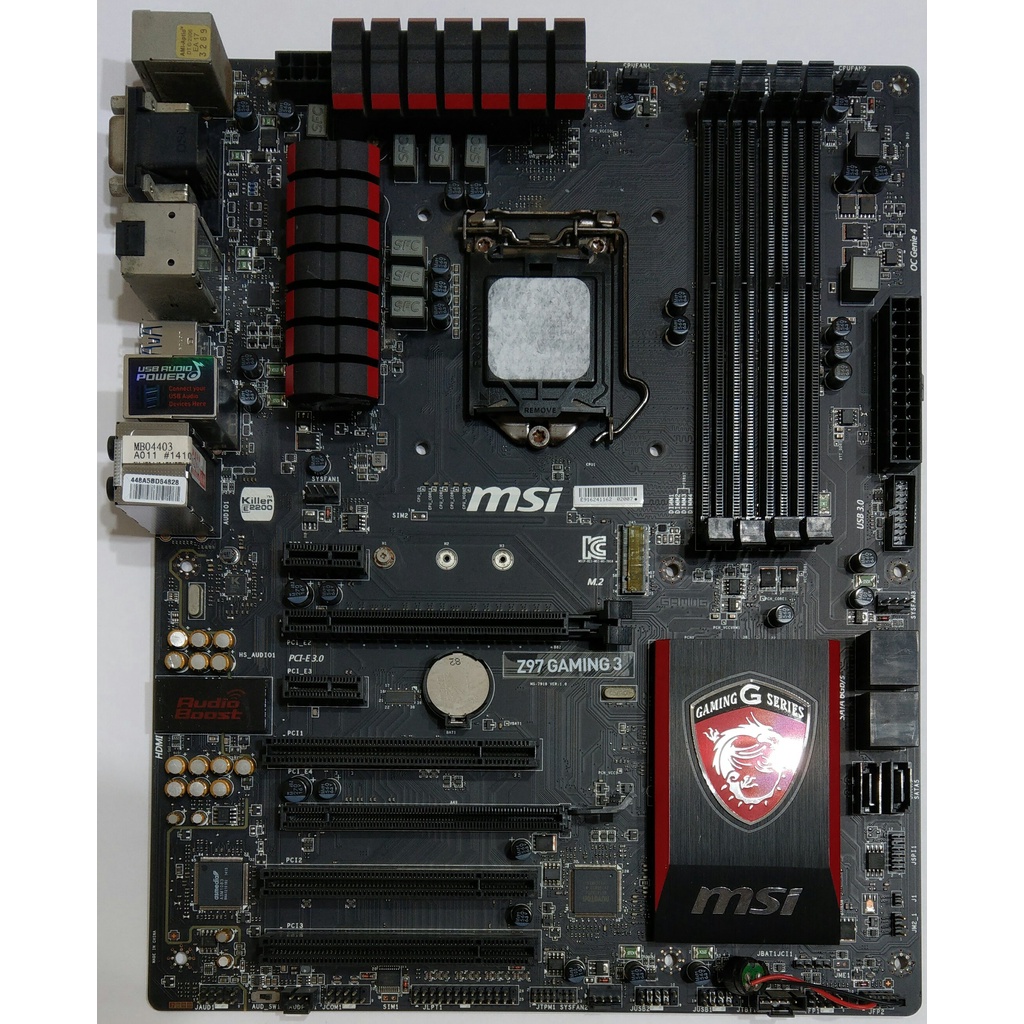 微星 MSI 電競 主機板 Z97 Gaming 3 (Intel 1150) 大板 DP M.2