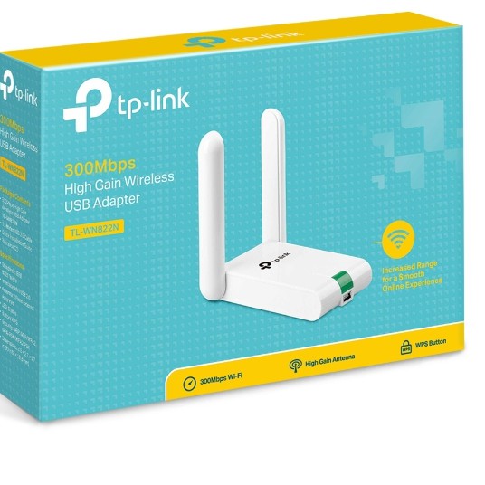 全新含發票~TP-LINK TL-WN822N 11n 遠距高功率 300M USB2.0 雙天線 無線網路卡V5.2版