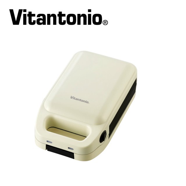 全新 出清 【Vitantonio】小小V厚燒熱壓三明治機(雞蛋白)