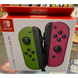 臺灣公司貨 Switch 手把 Joy-Con 左右手控制器 + LR腕帶 綠/粉手把 NS 綠 粉 手把【遊戲頻道】