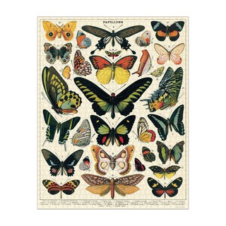 歐美進口拼圖Cavallini & Co（美國）/1000片/Butterflies