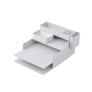 代購 MUJI無印良品 ABS樹脂收納筆筒儲物辦公桌面文件歸納托盤可用作蓋