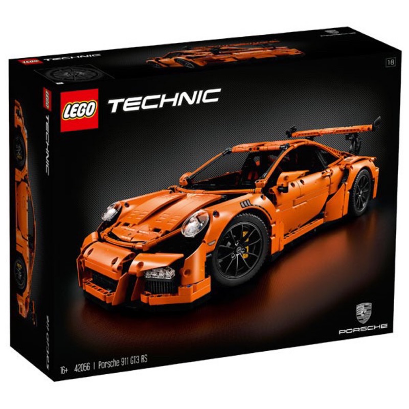 全新未拆 LEGO 42056 保時捷 Porsche 911 GT3 RS 運送外箱未拆 收藏逸品