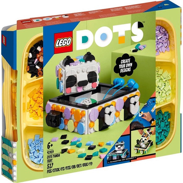LEGO 41959 豆豆收納盒-可愛熊貓 Dots &lt;樂高林老師&gt;