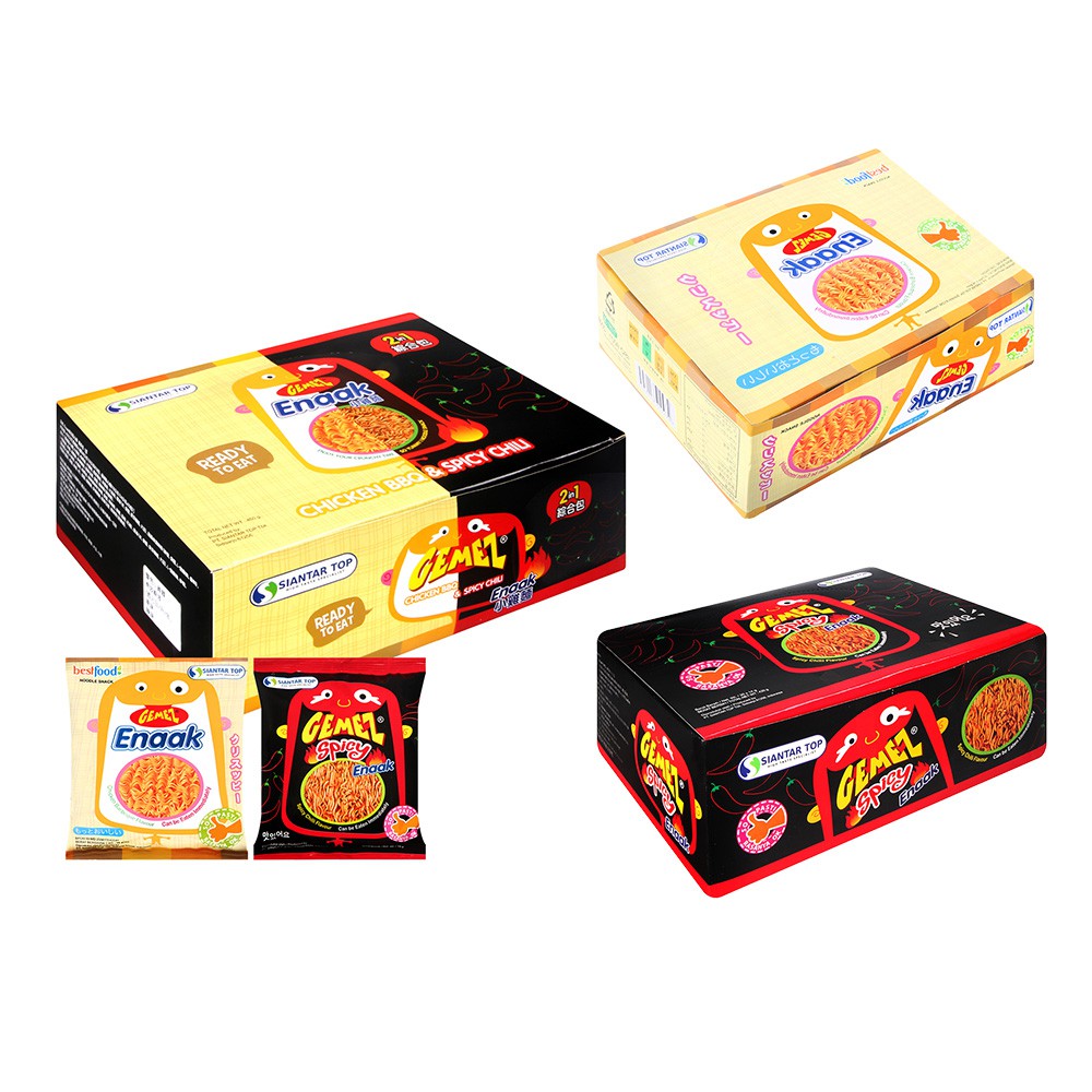 【蝦皮特選】韓國Enaak 小雞麵 30包/盒 (原味/香辣) 小雞點心麵 超人氣唰嘴小零嘴