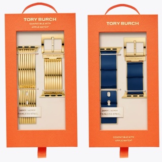 美國代購 Tory Burch 質感經典金屬錶帶 logo刻印 Apple Watch 38mm/40mm 手錶錶帶