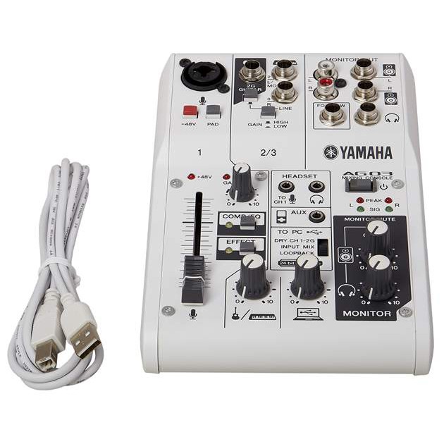 三木樂器 公司貨yamaha Ag03 3軌多功能混音器usb介面直播k歌錄音山葉ag 03 蝦皮購物