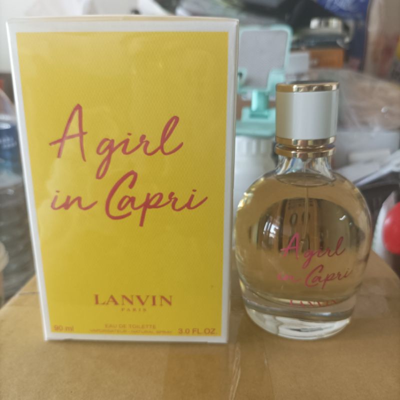 LANVIN A girl in Capri 卡布里風情女性淡香水90ml----正裝