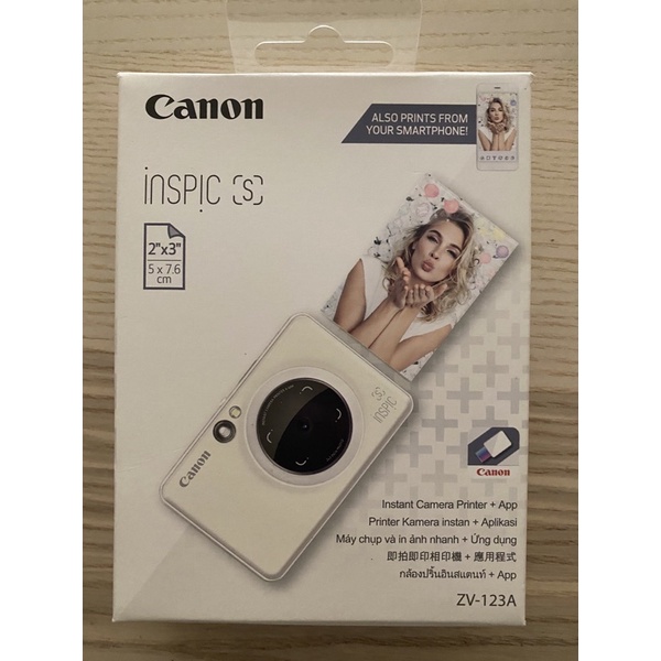 Canon iNSPiC S ZV123A 即拍即印相機（珍珠白）