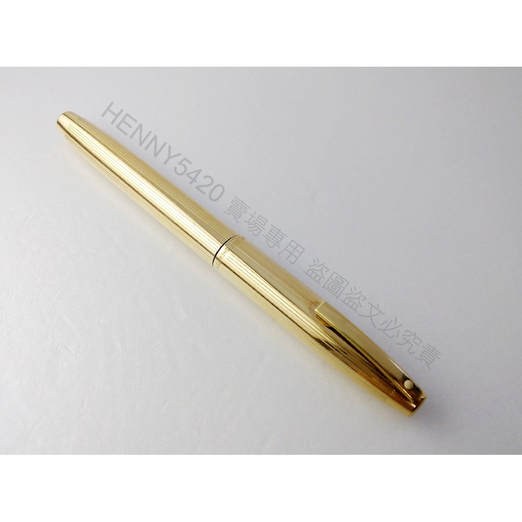 SHEAFFER 西華 727 Imperial 14K &lt; F&gt; 12K GF包金桿 美製 鋼筆