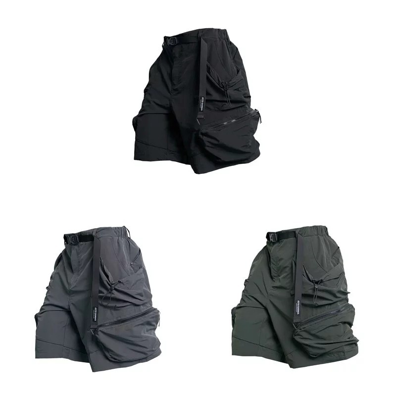 『Definite』OCTO GAMBOL Drawstring-pocket Shorts S045