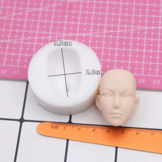 赤壁bjd粘土人娃娃臉粘土矽膠模具