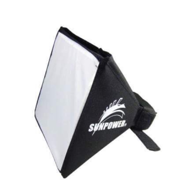 SUNPOWER 專業機頂閃光燈柔光罩SP2523/大型 - 黑