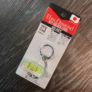 【全電行】快速出貨│EBISU 日本製 鑰匙圈水平尺 ED-KEY 隨身型小水平尺 建築 工地用