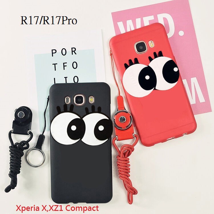大眼睛 OPPO R17/R17Pro/AX5(A5)/AX7手機套 手機殼 軟套