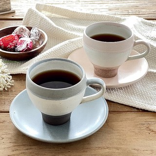 【現貨】日本製 美濃燒 歐式杯碟組 莫蘭迪色 咖啡杯 馬克杯 碟子 小盤 下午茶 質感餐具 餐具 餐廳艾樂屋家居館