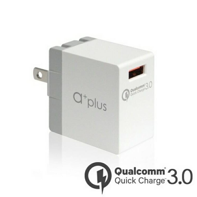 a+plus Qualcomm 高通認證QC3.0急速充電器 - IQC-30A