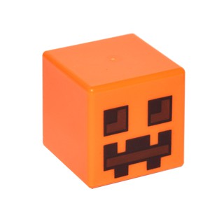 LEGO 樂高 人偶配件 南瓜頭 頭 19729 橘色 Minecraft 創世神 我的世界 6162469