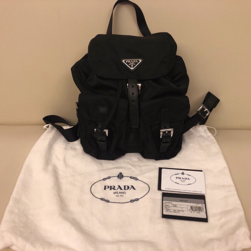 Prada 後背包 (小) 99成新台北市可面交