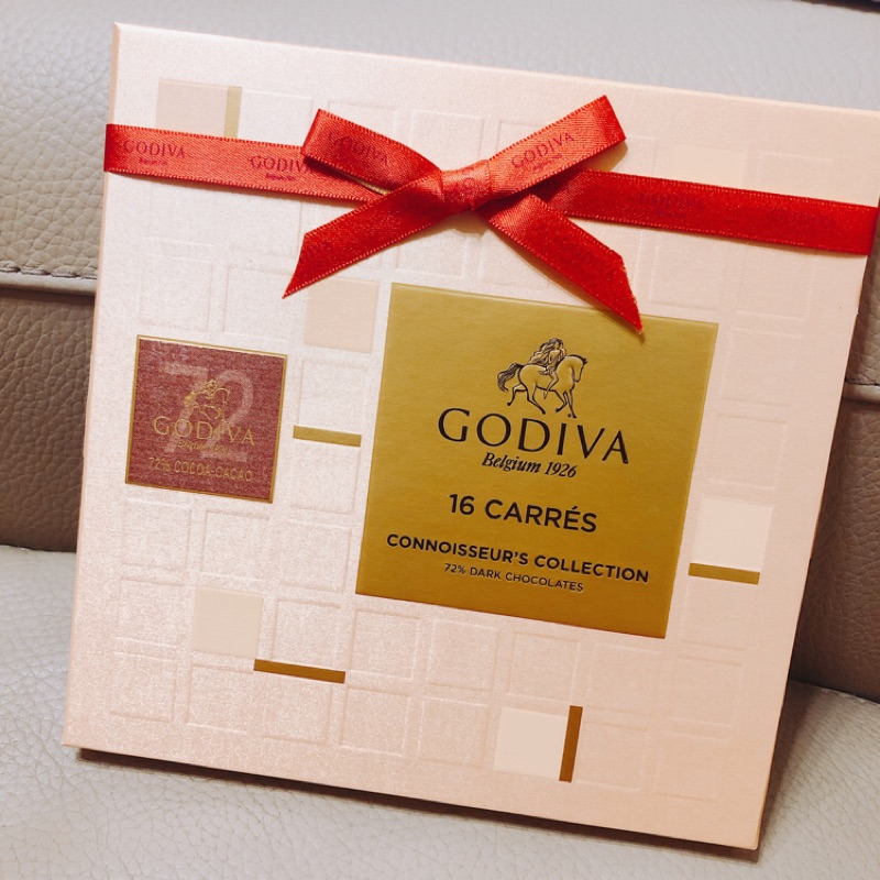 Godiva 72％片裝黑巧克力16片裝禮盒