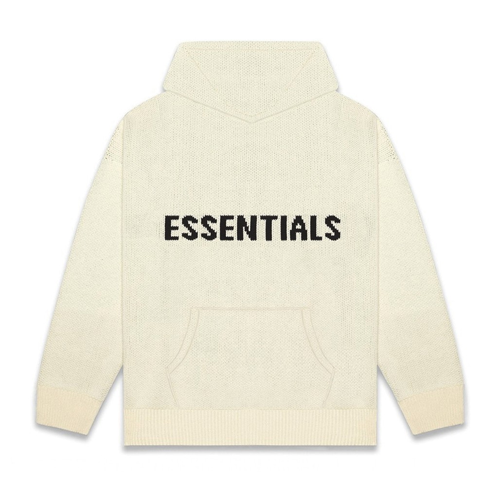 [FLOMMARKET] FOG Essentials 20FW Knit hoodie Cream 奶油白 針織帽T