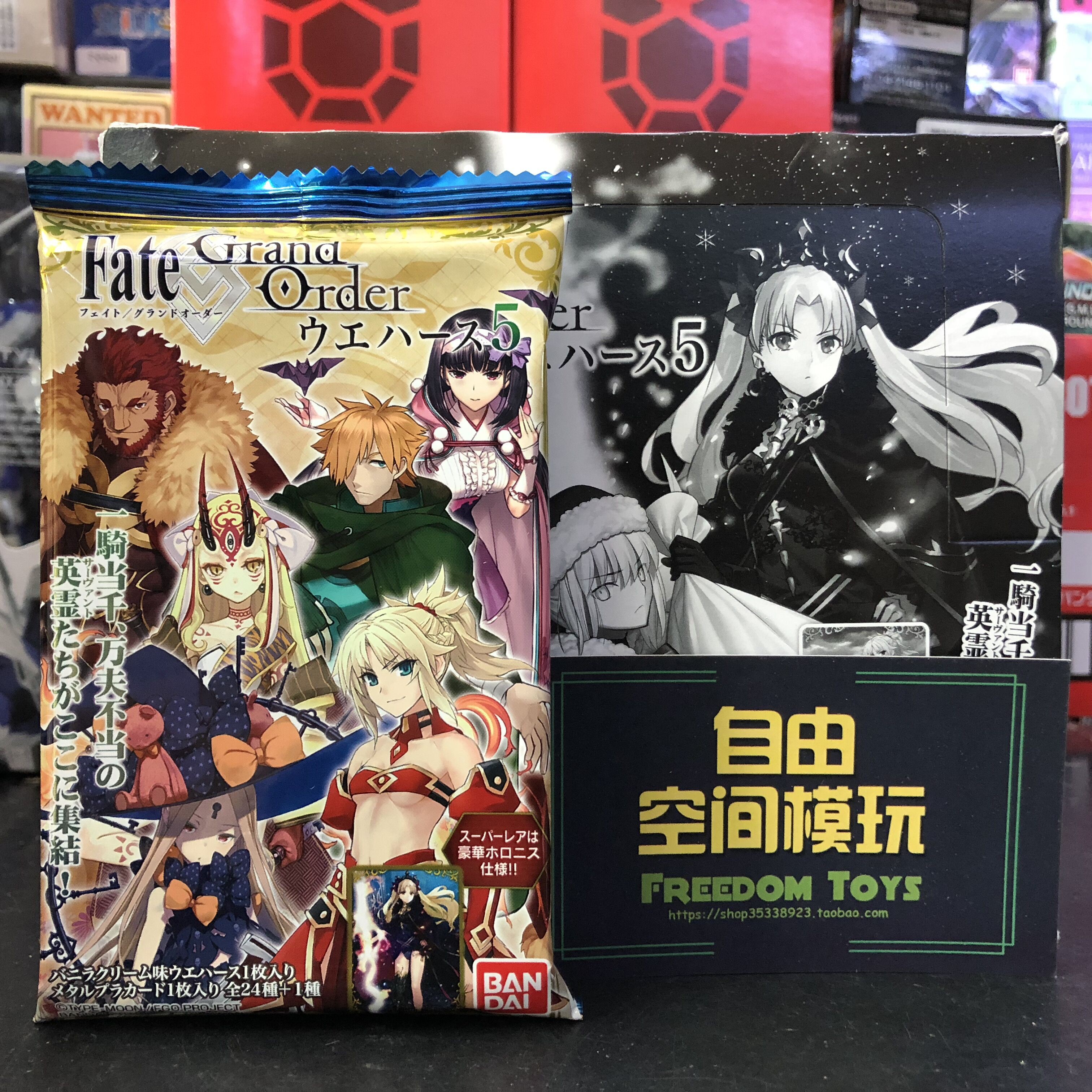 萬代食玩卡fgo Fategrand Order餅干卡第五彈5 現貨 蝦皮購物