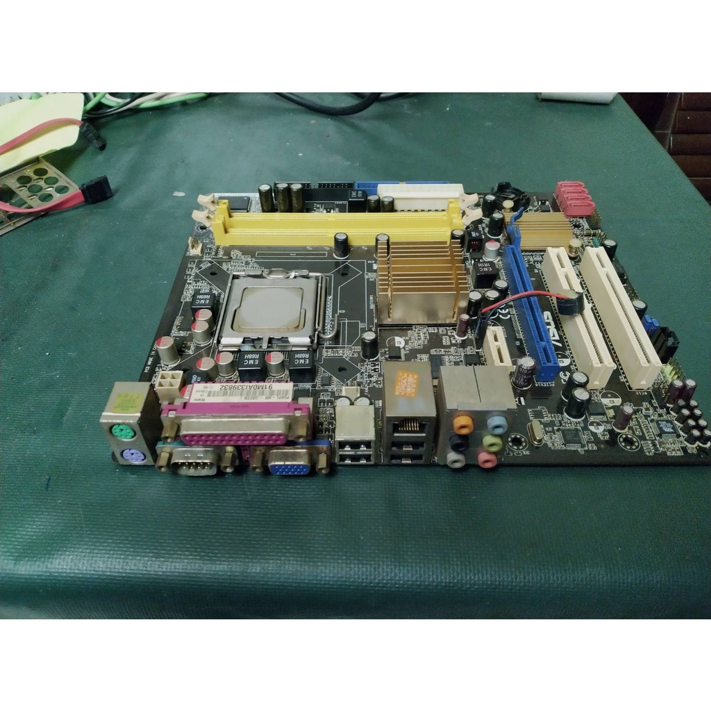 華碩 ASUS P5KPL-AM. DDR2 775 主機板+E7400雙核CPU