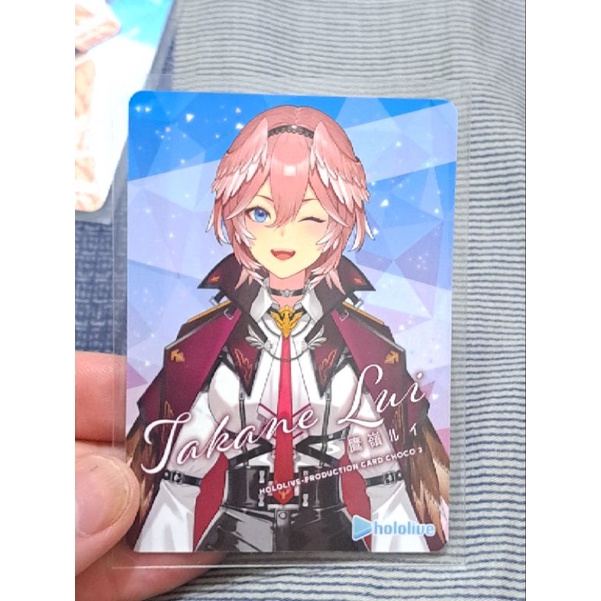 鷹嶺 露依 露依姐 幹部 3 Hololive 巧克力卡 巧克力 有裝卡套 請一律默認有初期傷閃卡則會有些彎曲