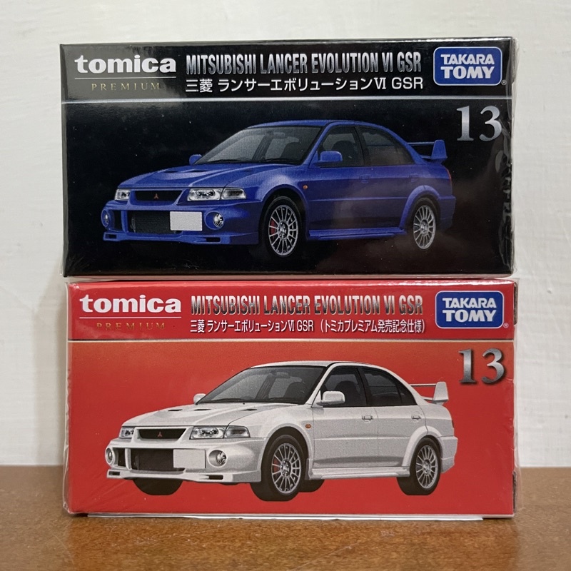 Tomica Premium 13 Mitsubishi Lancer Evolution VI GSR 初回 黑盒