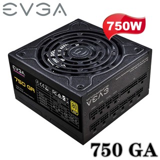 【3CTOWN】限量 含稅 EVGA艾維克 750W 750 GA 80PLUS金牌 全模組化電源供應器