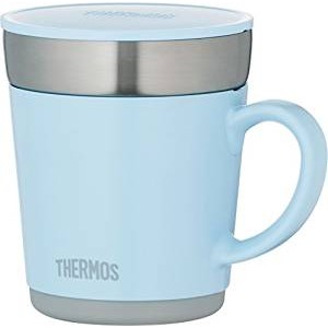 ~北國的店~現貨特賣~THERMOS 膳魔師 JDC-351 LB 不鏽鋼真空保溫杯 茶杯 0.35L 藍色