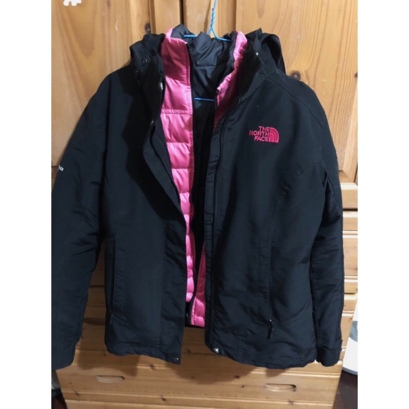 現貨 最新-North Face 兩件式羽絨外套-女版-Gore-Tex專利-防風/防水/透氣