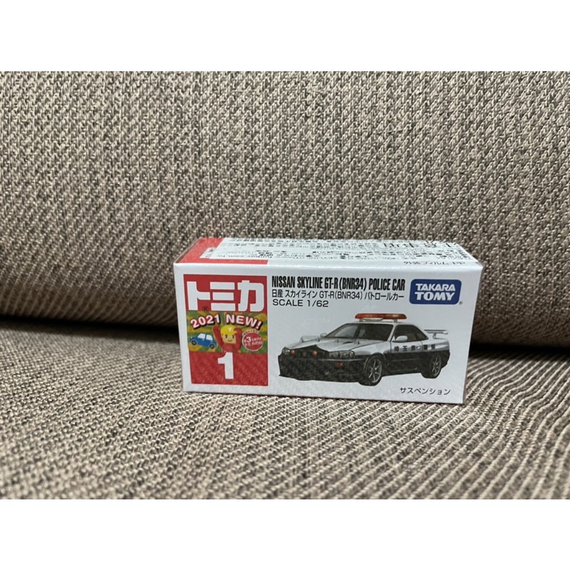 tomica 多美 1 2021新車貼紙 nissan skyline GT-R police car 現貨 正版