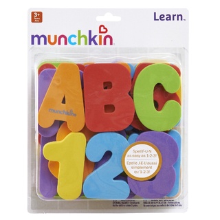 Munchkin 字母數字洗澡玩具學習組