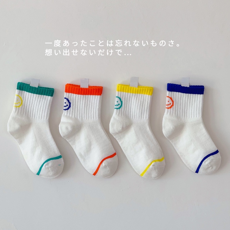 【點悅家】韓風 兒童短襪 百搭 可愛棉襪 襪子 童襪 短襪 男童 女童(4雙一組) SC016 42 43