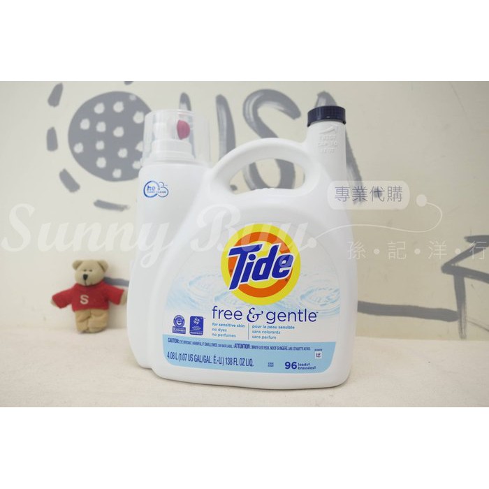 【Sunny Buy 】 ◎現貨◎ COSTCO 台灣好市多 汰漬 TIDE 無色香洗衣精 4.08公升