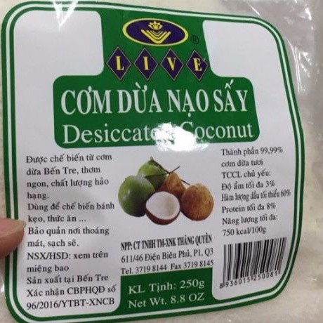 【現貨】越南🇻🇳 live com Dau nao say desiccated coconut 椰子粉