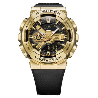 CASIO 卡西歐 G-SHOCK 黑金 GM-110G-1A9 不鏽鋼 街頭手錶